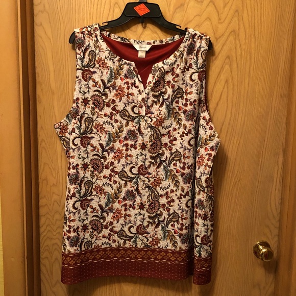 CJ Banks Tops - CJ Banks sleeveless blouse